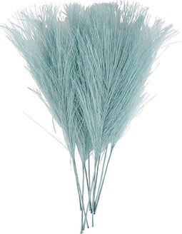 Creotime Kunstveren 15 X 8 Cm Polyester Turquoise 10 Stuks