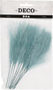 Creotime Kunstveren 15 X 8 Cm Polyester Turquoise 10 Stuks