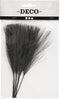 Creotime Kunstveren 15 X 8 Cm Polyester Zwart 10 Stuks