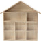 Creotime Letterhuisje Hout Unisex 26 X 25,2 X 3,5 Cm