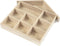 Creotime Letterhuisje Hout Unisex 26 X 25,2 X 3,5 Cm