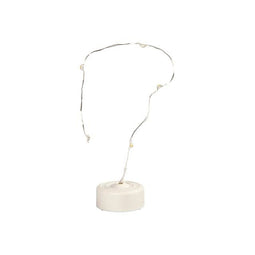 Creotime - Lichtslinger crea com led zilverkleurig 27cm | 10 stuks