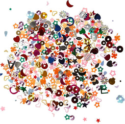 Creotime Multi paillettenmix, afm 2-5 mm, 170 gr