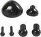 Creotime Ogen en neuzen d: 3+6 mm afm 8x6+14x11 mm zwart 20sets