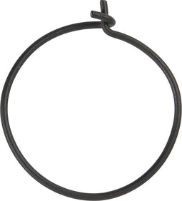 Creotime Oorbellen 20 Mm Rond 8 Stuks Zwart