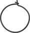 Creotime Oorbellen 20 Mm Rond 8 Stuks Zwart