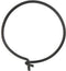 Creotime Oorbellen 20 Mm Rond 8 Stuks Zwart