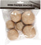 Creotime Ophangbare Ballen Papier Maché 40/50/60 Mm Bruin 6 Stuks