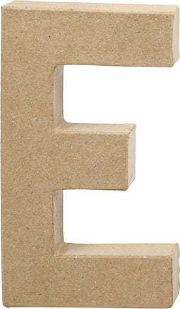 Creotime Papier-mâché Letter E 20,5 Cm