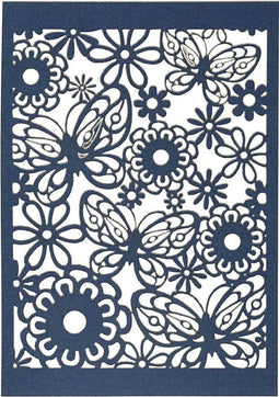 Creotime Patroonkarton 10,5 X 14,8 Cm 10 Stuks Blauw