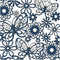 Creotime Patroonkarton 10,5 X 14,8 Cm 10 Stuks Blauw