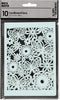 Creotime Patroonkarton 10,5 X 14,8 Cm 10 Stuks Lichtblauw