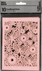 Creotime Patroonkarton 10,5 X 14,8 Cm 10 Stuks Roze