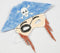 Creotime Piratenmaskers H: 16-26 Cm B: 17,5-26,5 Cm 16 Stuks