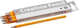 Creotime Potlood Hb Driehoekig 2 Mm 17,5 Cm 12 Stuks