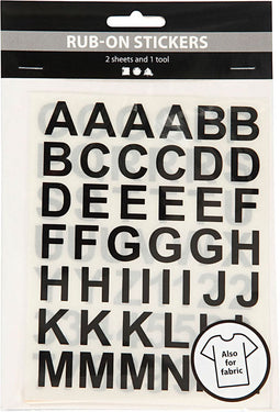 Creotime Rub-on Stickers Letters En Cijfers 12 X 15,5 Cm