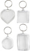 Creotime Sleutelhanger Transparant 4 Stuks