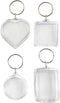 Creotime Sleutelhanger Transparant 4 Stuks