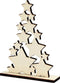 Creotime Sterrenkerstboom 19,6 X 14,7 Cm Naturel