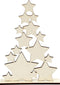 Creotime Sterrenkerstboom 29,8 X 21,5 Cm Naturel