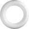 Creotime Styropor-model Ring Met Platte Achterkant 35 Cm Wit