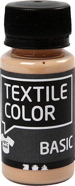 Creotime Textielverf Basic 50 ml beige Licht