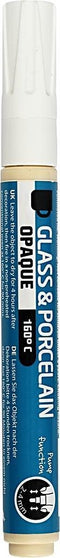 Creotime Verfstift Glas- & Porselein Wit