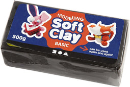 Creotime Zachte Klei - Zwart, 500gr.