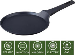 Crêpe pan- Pizza pan - Pannenkoekenpan 28 cm - Inductie compatibel -