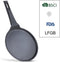 Crêpe pan- Pizza pan - Pannenkoekenpan 28 cm - Inductie compatibel -