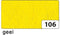 Crepepapier Folia 250x50cm nr106 geel | 10 stuks