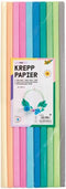 Crepepapier Folia 50x200cm Mix 10kleuren | 10 stuks
