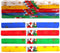 Crêpepapier Sterren, Set van 10