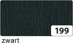 Crêpepapier - Zwart - 250x50cm