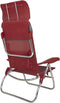 Crespo - Strandstoel - AL/223 - Compact - Rood