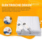 Cresta Care KTS172 2P Elektrische Warmtedeken 200 watt- 160 x 140 cm - extra voetenwarmte - timer 2,4,6 uur - cosy fleece