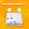 Cresta Care KTS172 2P Elektrische Warmtedeken 200 watt- 160 x 140 cm - extra voetenwarmte - timer 2,4,6 uur - cosy fleece