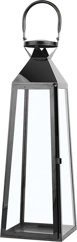 CRETE S - Lantaarn - Zwart - RVS