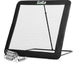 Salta Motion - 164 x 164 cm - Vrij verstelbaar - Rebounder / Kickback / Tchouk / Bouncer - Inclusief grondankers en stalen veren voor sterke bounce - Zwart - Voetbal rebounder / handbal / volleybal - Training