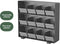 BRASQ Thee Organizer TB200 - Theedoos 12 vaks - Ruimtebesparend - Zwart