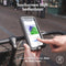 Accezz Telefoonhouder Fiets - GSM Houder Fiets - Telefoonhouder Fiets Waterdicht - 360° Rotatie - Zwart