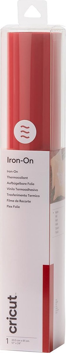 Cricut Everyday Iron-On 30x60cm – Rood