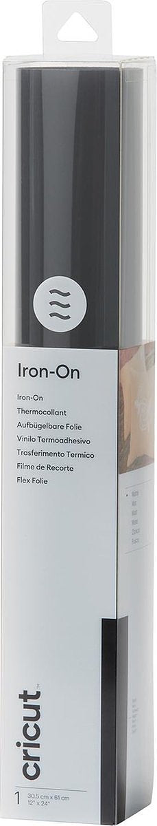 Cricut Everyday Iron-On 30x60cm – Zwart