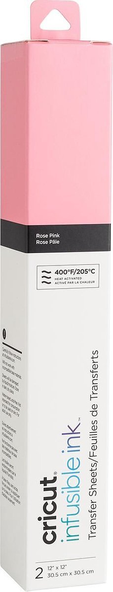 Cricut Infusible Ink Transfervellen met Patroon – Rose Pink (2 vellen)