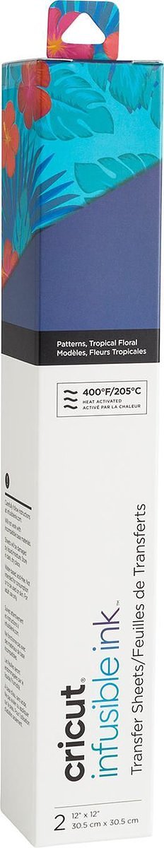 Cricut Infusible Ink Transfervellen met Patroon – Tropical Floral (2 vellen)