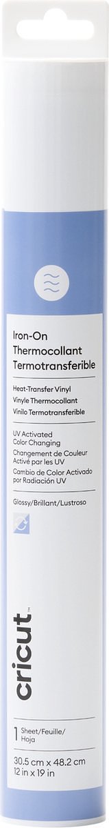 Cricut Iron-On 30x48cm – Kleurverandering bij zonlicht (pastelblauw)
