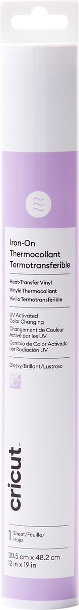 Cricut Iron-On 30x48cm – Kleurverandering bij zonlicht (pastelviolet)