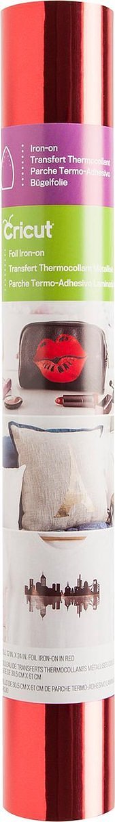 Cricut Iron-On met Folie 30x60cm – Rood