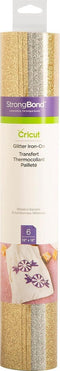Cricut Iron-On met Glitters 30x30cm – Metallics (6 vellen)