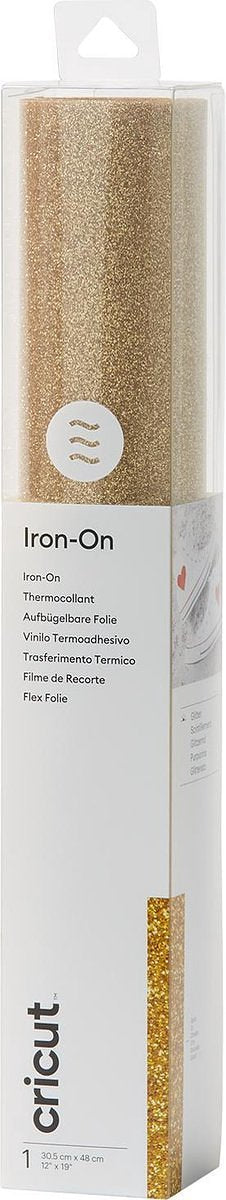 Cricut Iron-On met Glitters 30x48cm – Goud